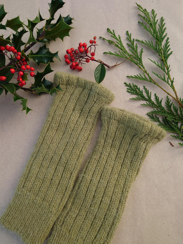 Hand warmers Christmas green