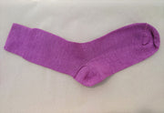 CHIARA DYED ~ Wool Sock. Naturally dyed. purple