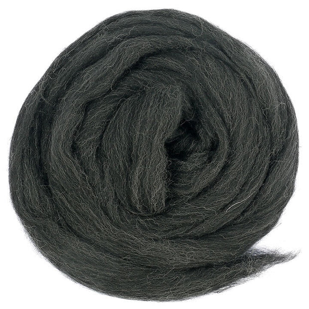 COAL MIX EUROPEAN Merino ~ European production, small scale, museling free, spinning fibre, wool, wool roving, needle felting wool