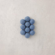 light blue felt beads