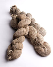 Nettle yarn in hank form