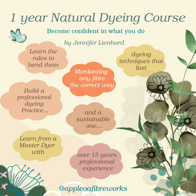 Natural Dyeing Course ~ what to expect