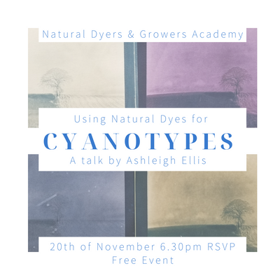 Cyanotypes ~ A talk by Ashleigh Ellis