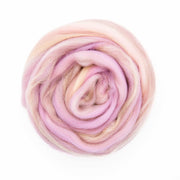 Candy pink and beige EUROPEAN MERINO WOOL ~ Small farm production, Europe only productions, dyed to high oekotext standards in Switzerland.