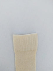 ARIA NATURAL ~ Children's Socks. Organic Cotton. Undyed. cuff