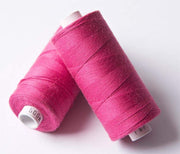 ORGANIC COTTON THREAD~ Pink 1199 ~ large bobbins of 500m thread, sewing thread, organic thread, machine sewing, hand sewing