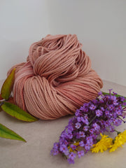 Cottlecot ~ Apricot naturally dyed cotton yarn