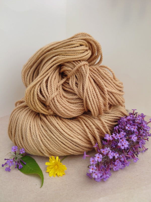 COTTLECOT ~ Almond naturally dyed yarn