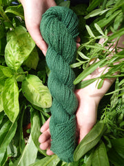 Ériu Foraoise (forest)~ Irish yarn dyed with organic indigo &amp; organic sage