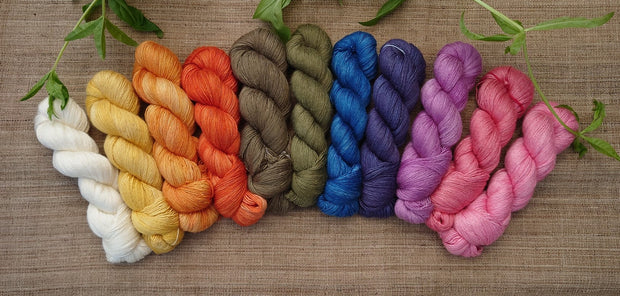 Síoda ~ Merino Silk yarn 12 colours