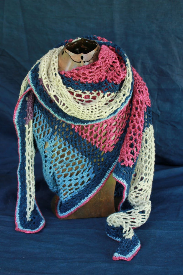 Elisa shawl on mannequin