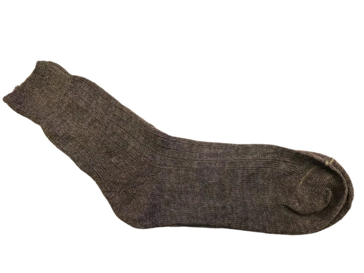 Enrico naturally dyed sock brown