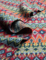 ERLANDI offcut 40x155cm ~ Jacquard knitted merino fabric