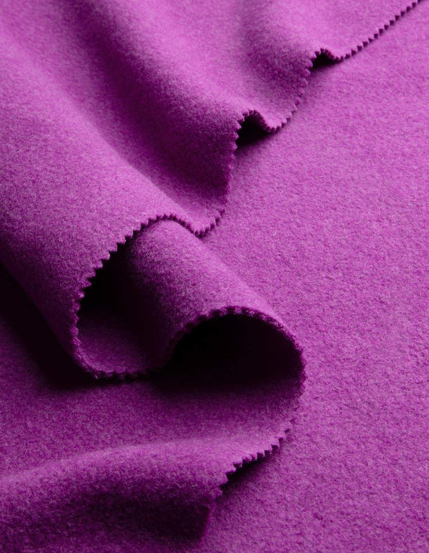 FUCHSIA ~ Organic Cotton Fleece fabric