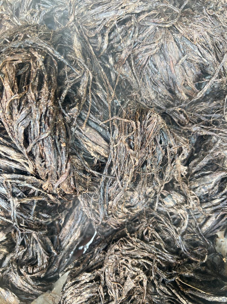 nettle fibre in hot water