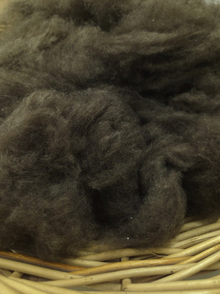 YAK HAIR FIBRE – 100% Tibetan Yak | Combed | 16 Micron | Dark Brown