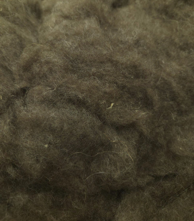 YAK HAIR FIBRE – 100% Tibetan Yak | Combed | 16 Micron | Dark Brown
