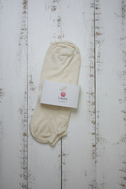 Organic Cotton Socks  <br / > LAURA CORTO  <br / > Undyed