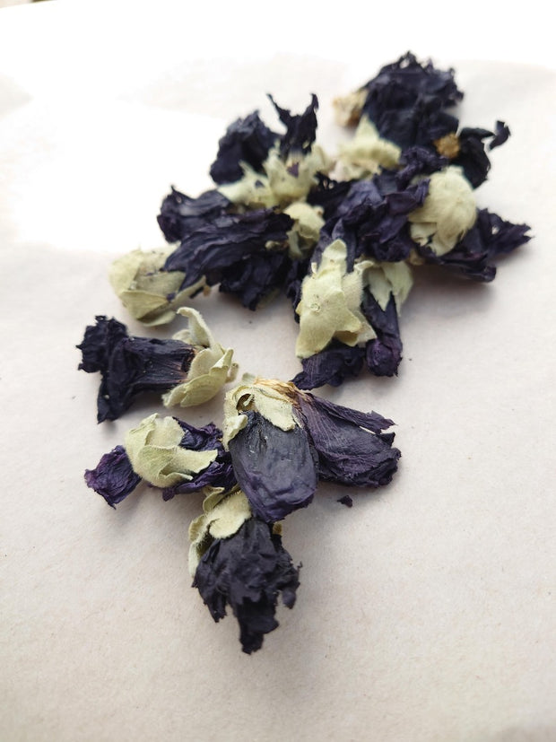 MALLOW ROSE BLACK ~ Whole Flowers