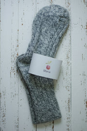 Alpaca Wool Socks  <br / > MARIA  <br / > Undyed