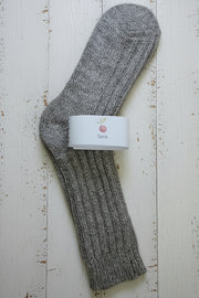 Alpaca Wool Socks  <br / > SARA  <br / > Undyed