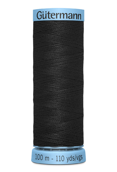 SILK THREAD - Black 000