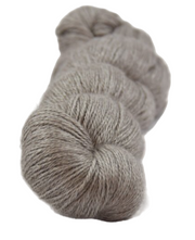 Silver grey knitting yarn