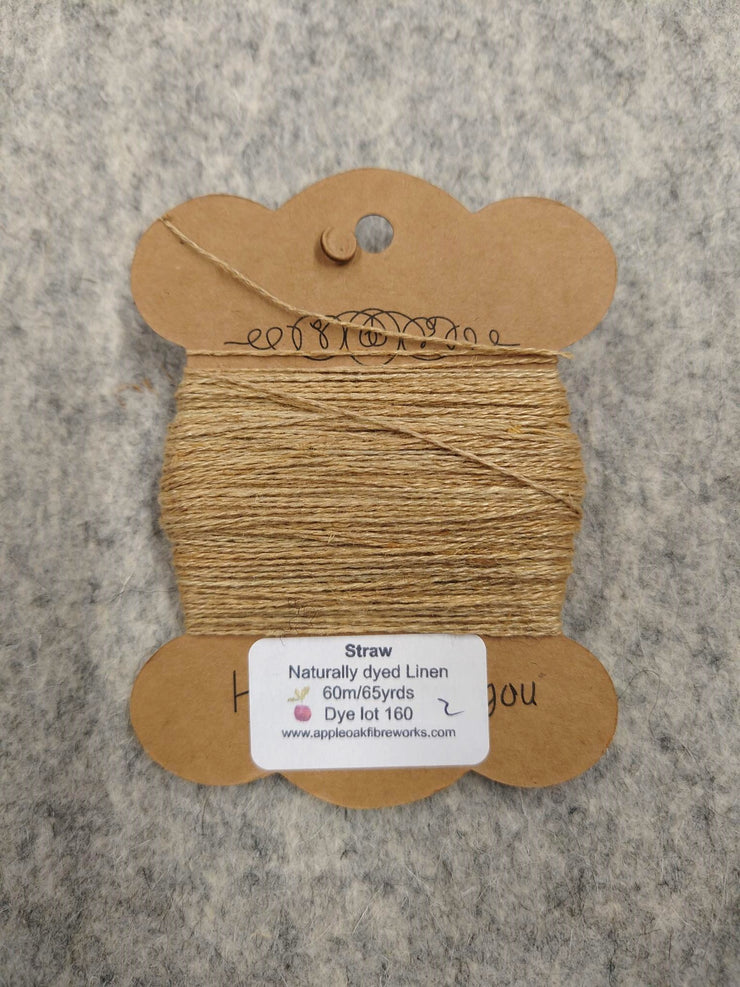 Linen Embroidery 60m ~ Straw back