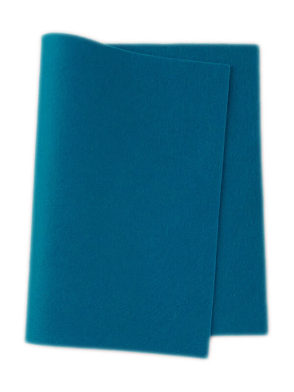 Felt ~ 100% Wool ~ 1-1.2mm thick ~ Dark Turquoise ~ Colour 554