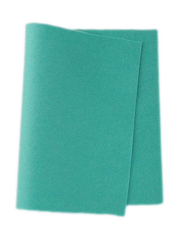 Felt ~ 100% Wool ~ 1-1.2mm thick ~ Green Blue ~ Colour 629