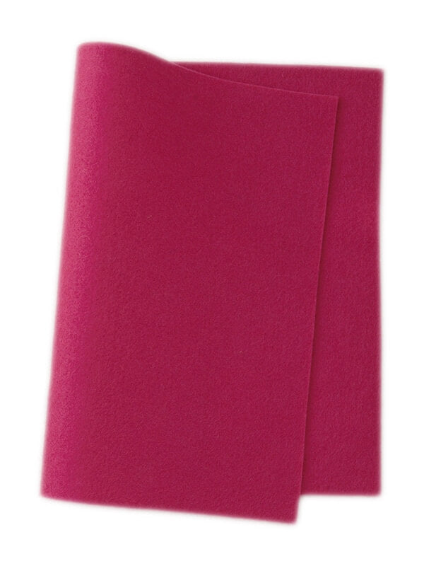 Felt ~ 100% Wool ~ 1-1.2mm thick ~ Pink ~ Colour 631