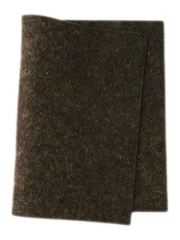 Felt ~ 100% Wool ~ 1-1.2mm thick ~ Dark Brown ~ Colour 644