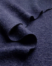 WOOLWALK MARINE MELANGE ~ Felted Wool fabric - Wool Walk fabric designed for coats, jackets, skirts, hats, dress, mittens
