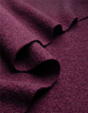 BORDEAUX MELANGE WOOLWALK ~ Italian Felted Wool (WHILE STOCKS LAST)