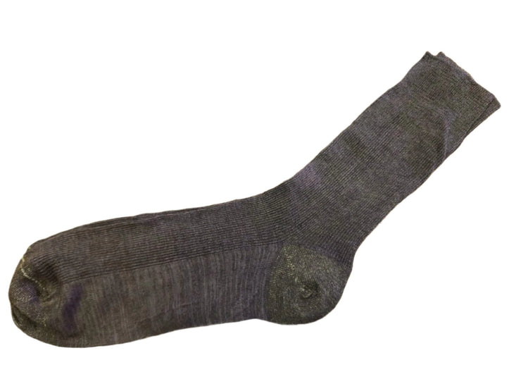 Zeta naturally dyed brown linen socks