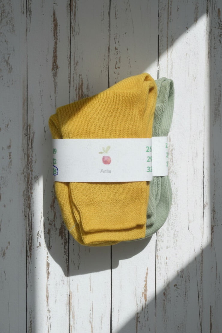 Organic Cotton Children's Socks  <br / > ARIA  <br / > Naturally Dyed