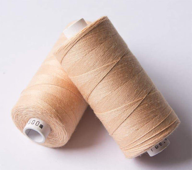 500m ORGANIC COTTON THREAD~ Beige 4002 ~ large bobbins of 500m thread, sewing thread, organic thread, machine sewing, hand sewing