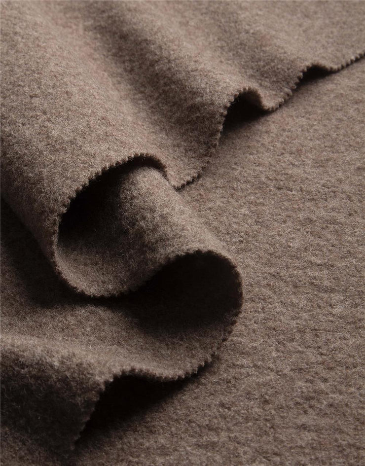 WOOLWALK BEIGE MELANGE ~ Felted Wool fabric