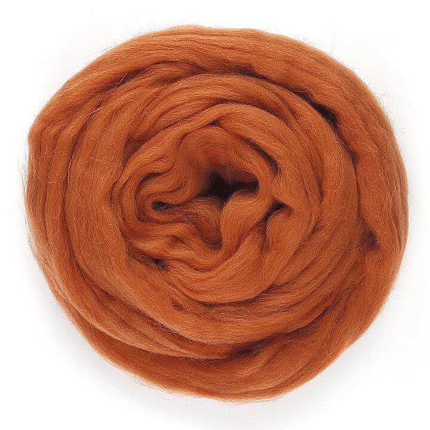 brick merino wool colour brown
