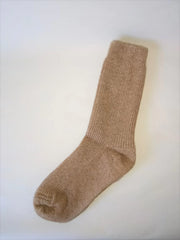 CAMELIA ~ Camel/Wool/Cotton/Hemp Sock. Natural. Undyed no label