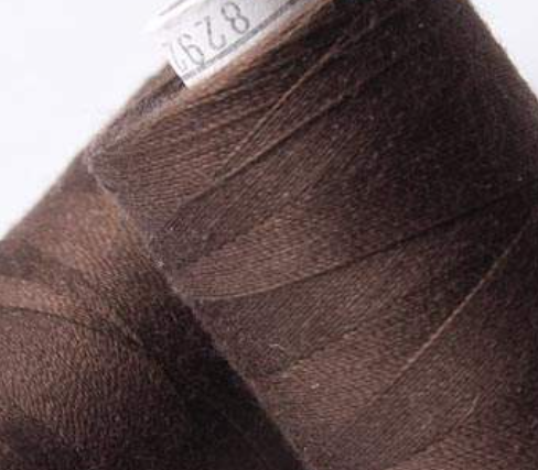 500m ORGANIC COTTON THREAD~ Dark Brown 8292 ~ large bobbins of 500m thread, sewing thread, organic thread, machine sewing, hand sewing