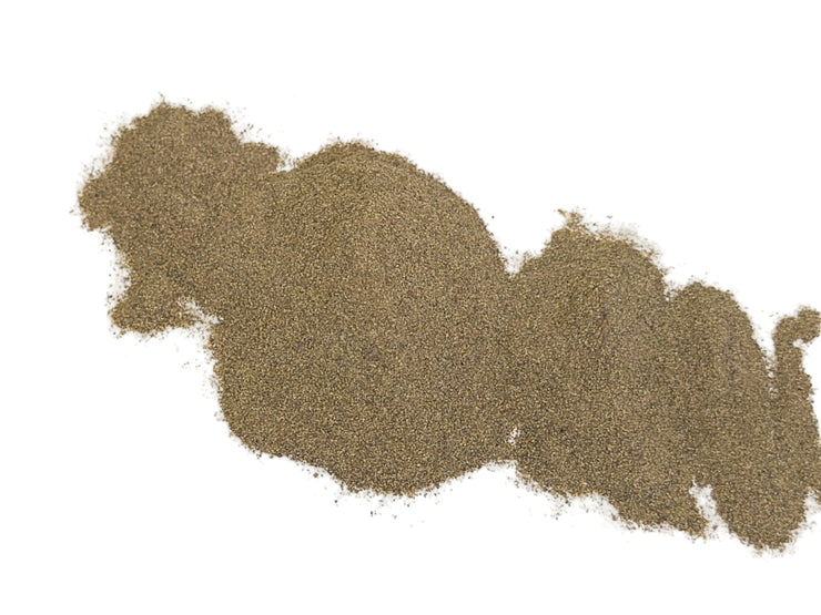 brown dyers broom extract on a white background
