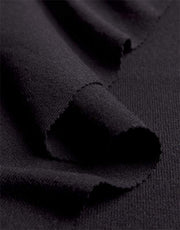 Black fabric folded