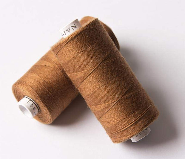 500m ORGANIC COTTON THREAD~ Light Brown 8294 ~ large bobbins of 500m thread, sewing thread, organic thread, machine sewing, hand sewing