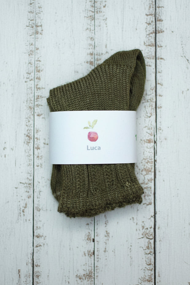 Pure Wool Baby Socks  <br / > LUCA  <br / > Naturally Dyed