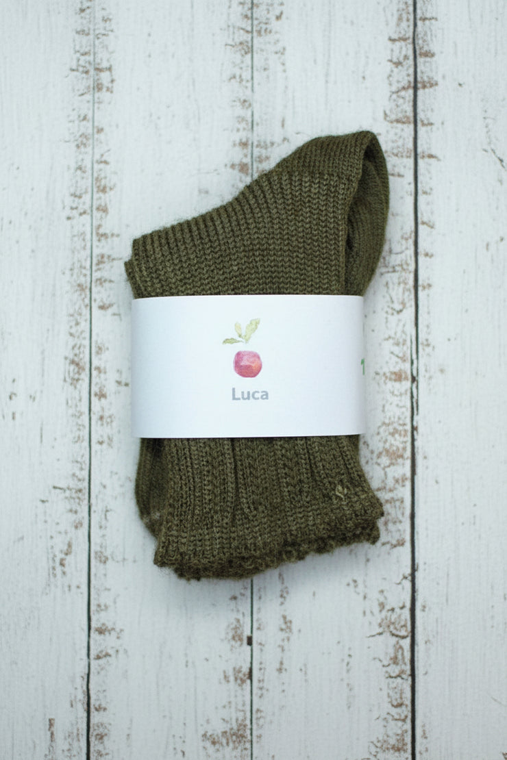Pure Wool Baby Socks  <br / > LUCA  <br / > Naturally Dyed