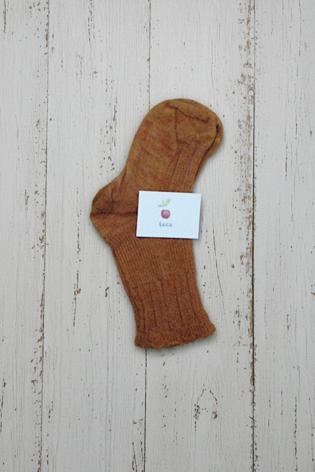 Pure Wool Baby Socks  <br / > LUCA  <br / > Naturally Dyed