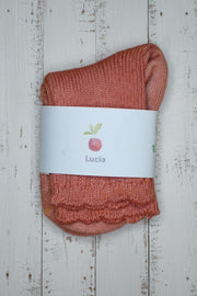 Organic Cotton Baby Socks  <br / > Lucia  <br / > Naturally Dyed