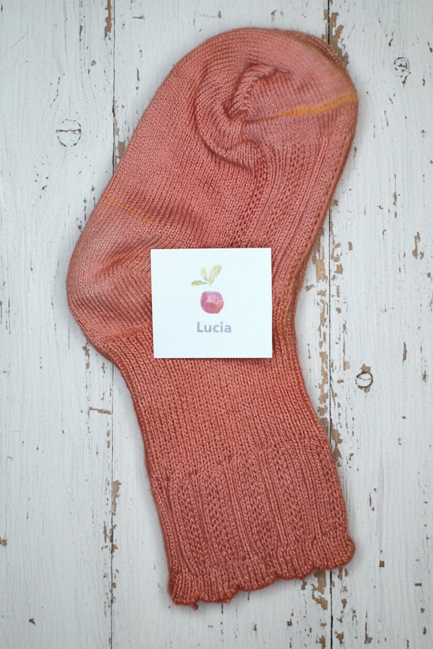 Organic Cotton Baby Socks  <br / > Lucia  <br / > Naturally Dyed
