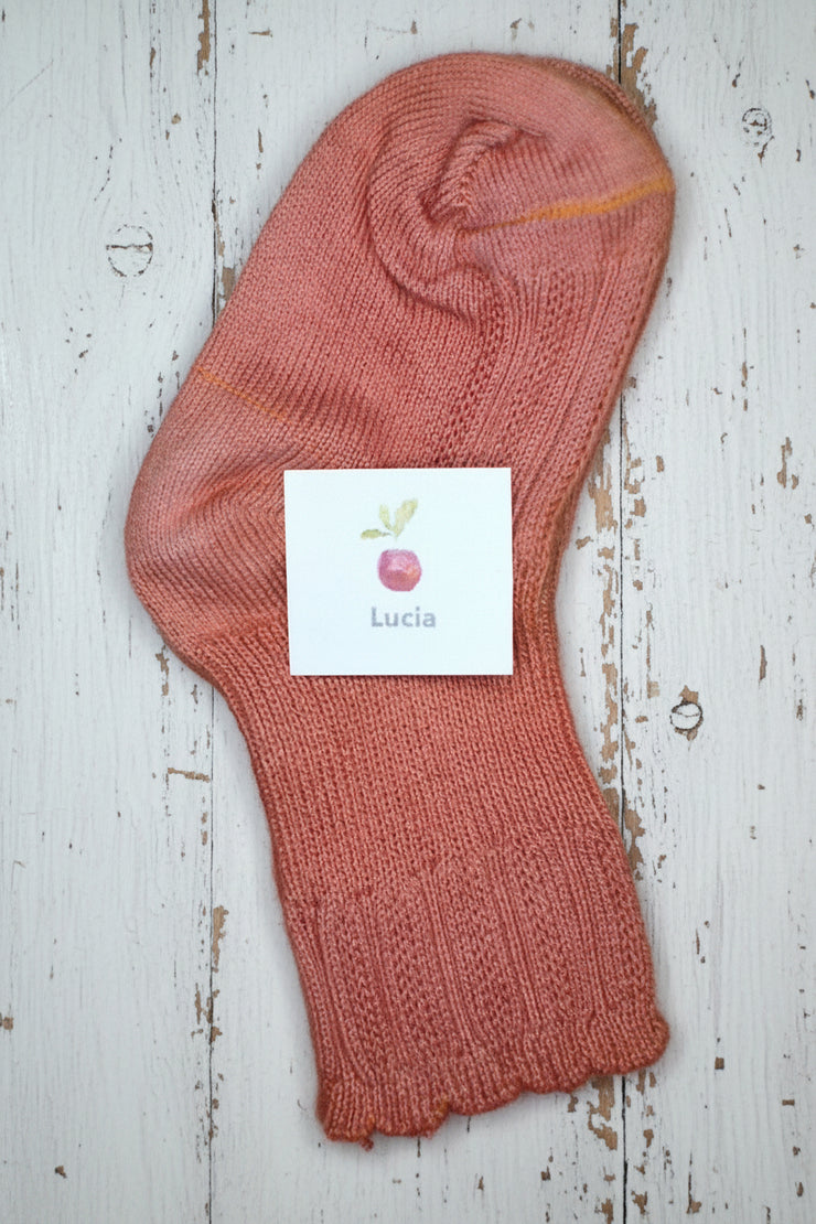 Organic Cotton Baby Socks  <br / > Lucia  <br / > Naturally Dyed